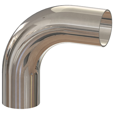 BioPharm 90° 316L Stainless Steel Weld Elbow